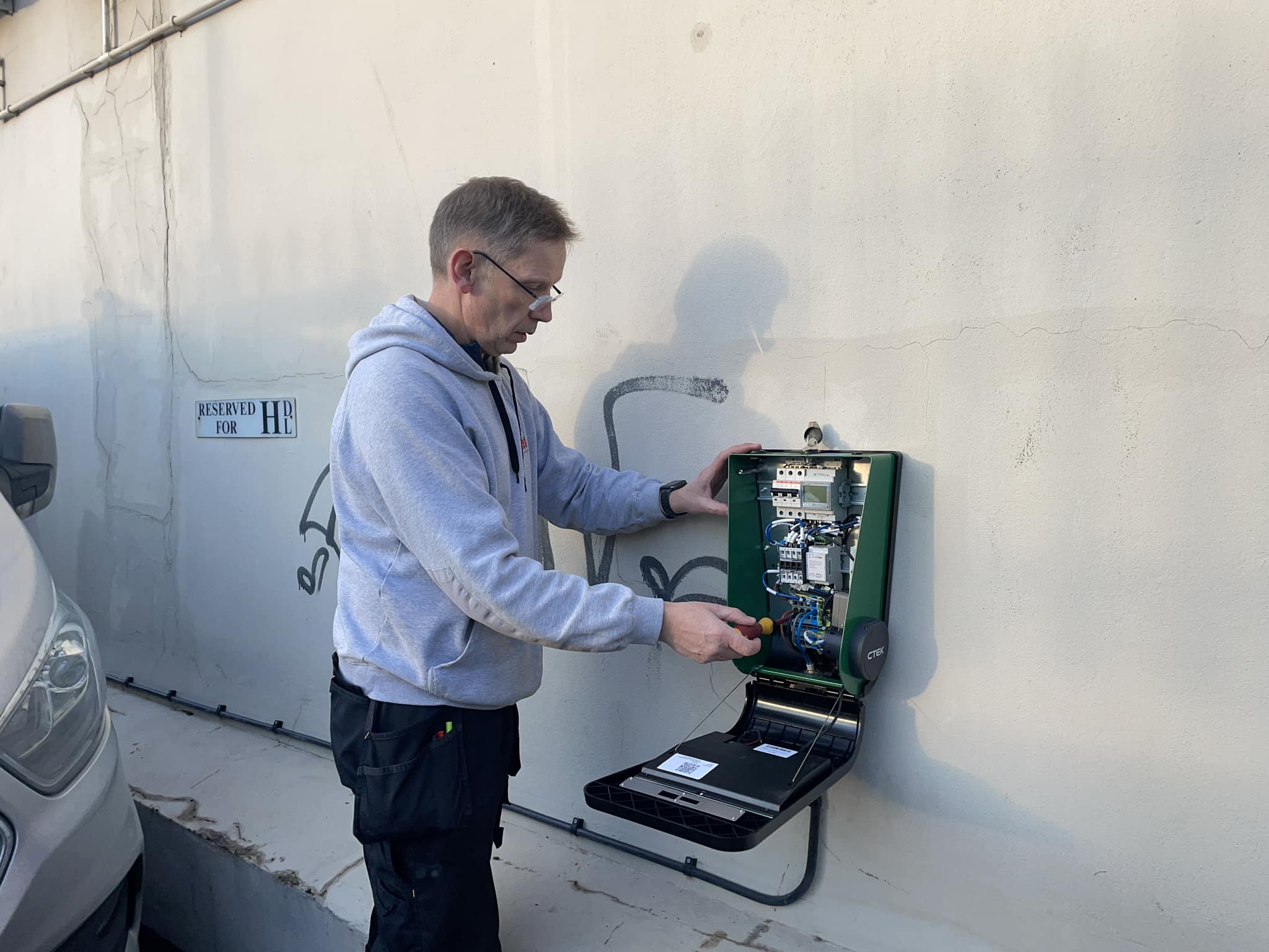 Commercial EV Charger Installation in Bristol